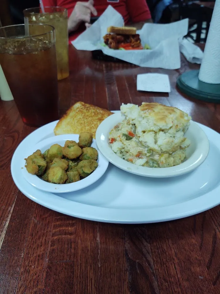 Chicken Potpie Fried Okra